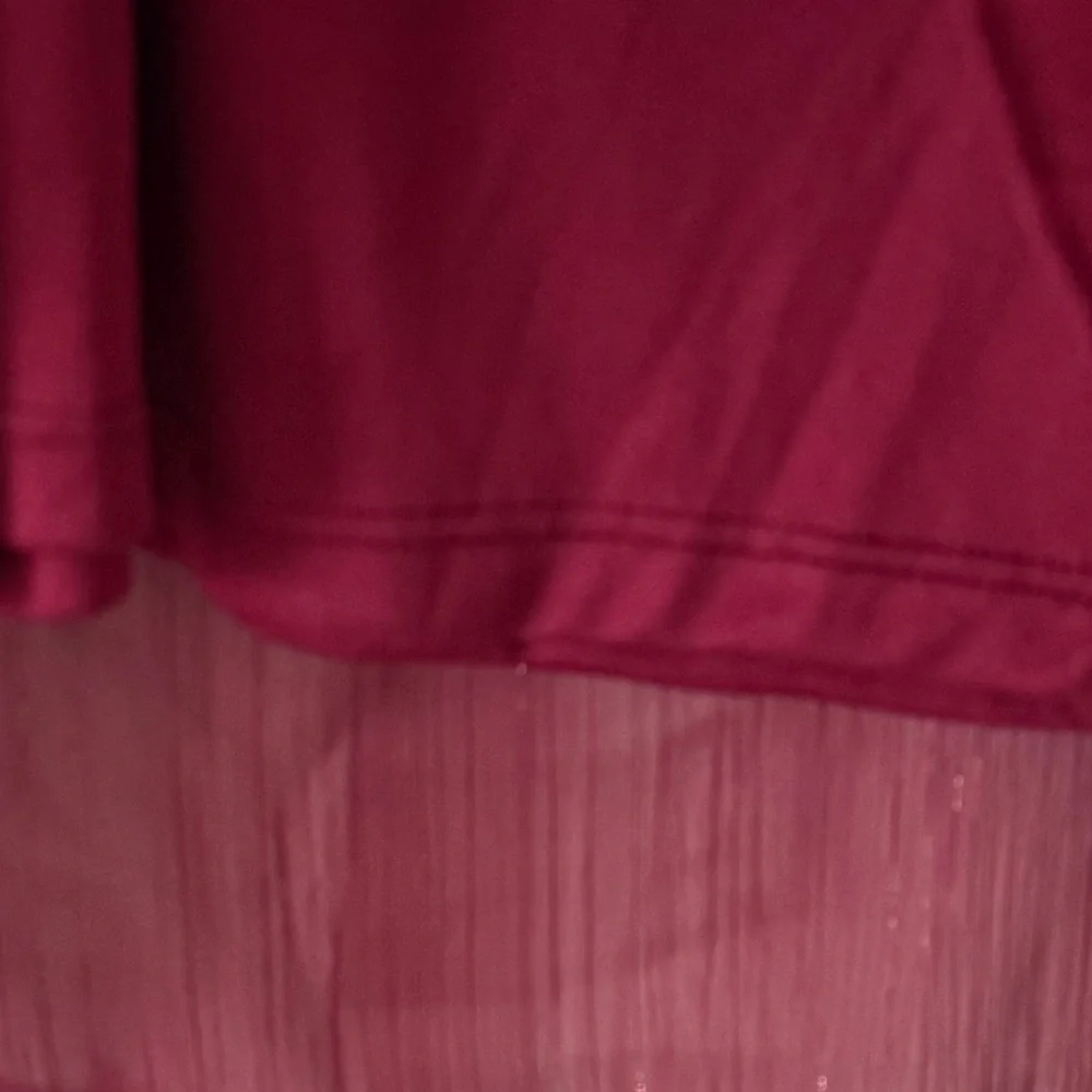 LC Lauren Conrad Maroon Shimmery Sheer Lined Blouse 🔮 Size 3X 🔮 NEW WITH TAGS - Picture 5 of 7